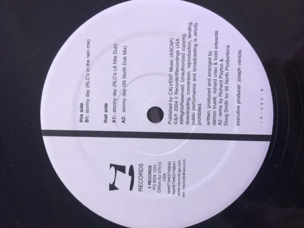 Todd Edwards & Filthy Rich Featuring Damon Trueitt : Stormy Day (Remixes) (12")
