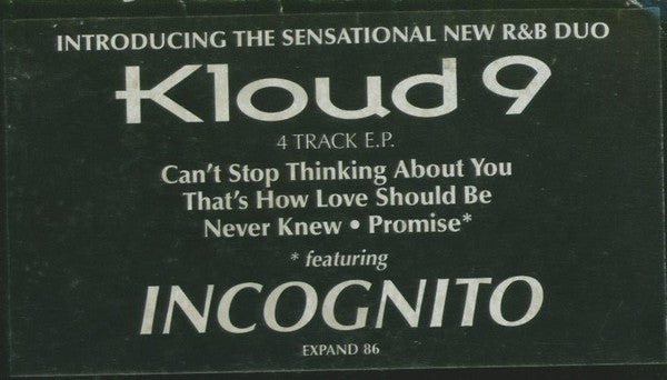 Kloud 9 Featuring Incognito : Can't Stop Thinking About You (12", EP)