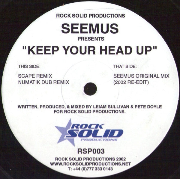 Seemus : Keep Your Head Up (12")