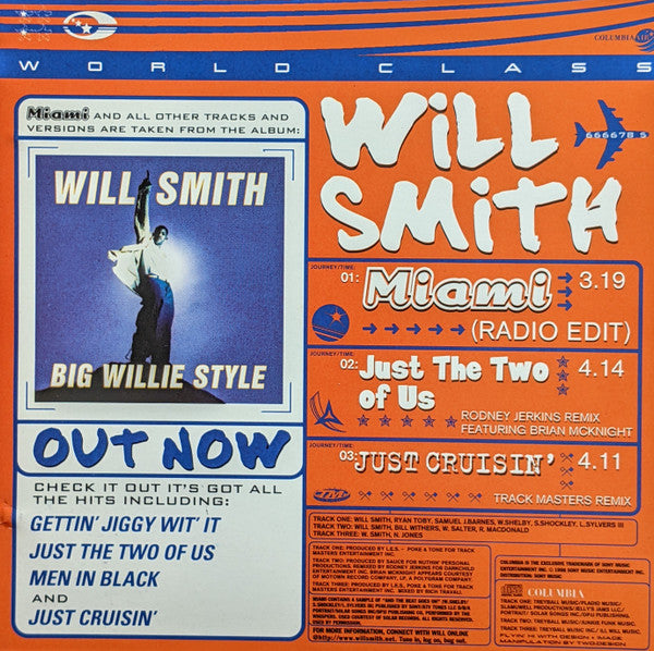Will Smith : Miami (CD, Single, Ltd, CD2)