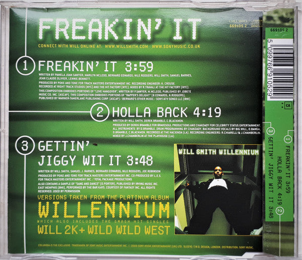 Will Smith : Freakin' It (CD, Single)