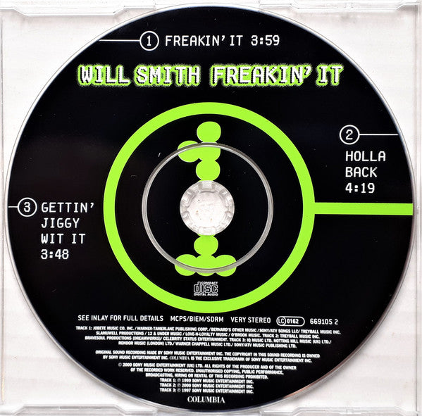 Will Smith : Freakin' It (CD, Single)