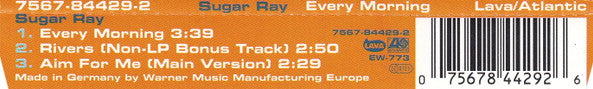 Sugar Ray (2) : Every Morning (CD, Single)
