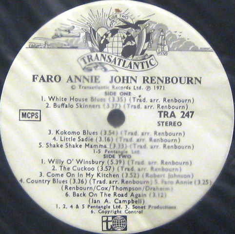John Renbourn : Faro Annie (LP, Album)