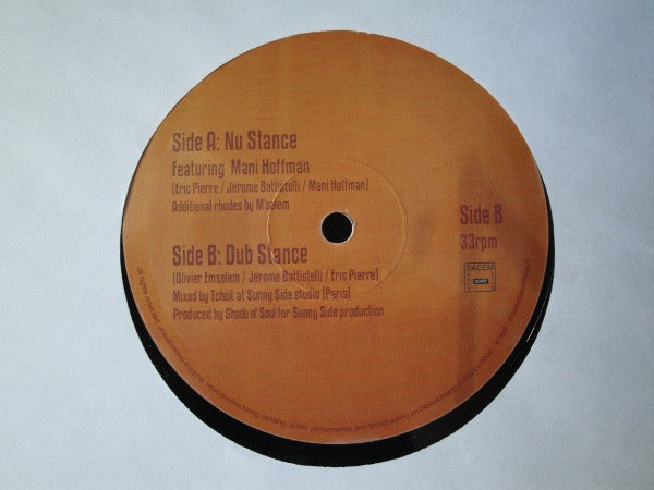 Shade Of Soul Feat. Mani Hoffman : Nu Stance (12")