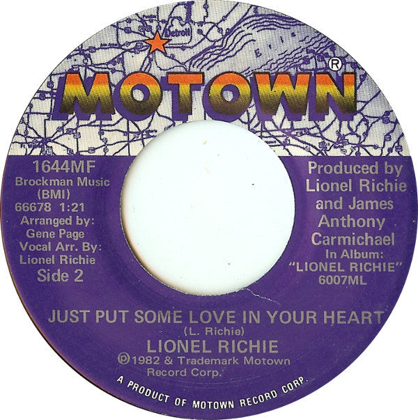 Lionel Richie : Truly (7", Single)