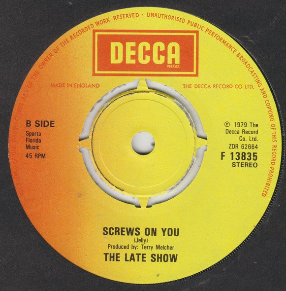 The Late Show : Chains (7", Single)