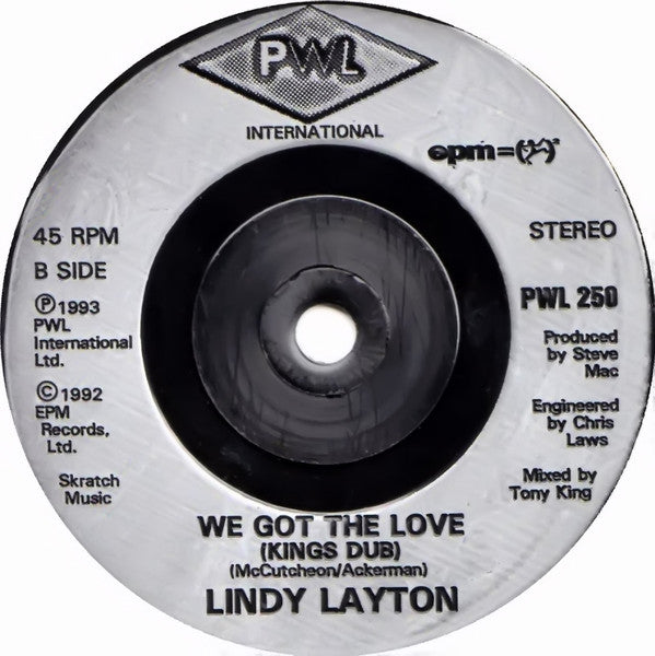Lindy Layton : We Got The Love (The '93 Remixes) (7", Single)
