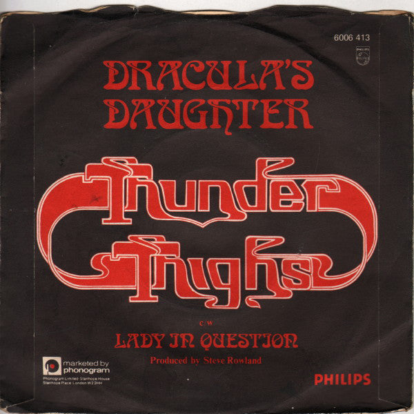 Thunderthighs : Dracula's Daughter (7", Blu)