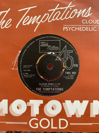 The Temptations : Cloud Nine / Psychedelic Shack (7", Single)