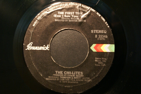 The Chi-lites : The First Time (Ever I Saw Your Face) / Marriage License (7")