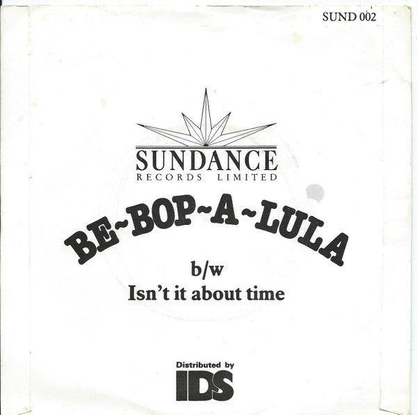 The Altar Boys (2) : Be-Bop-A-Lula (7", Single)