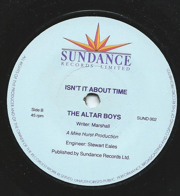 The Altar Boys (2) : Be-Bop-A-Lula (7", Single)