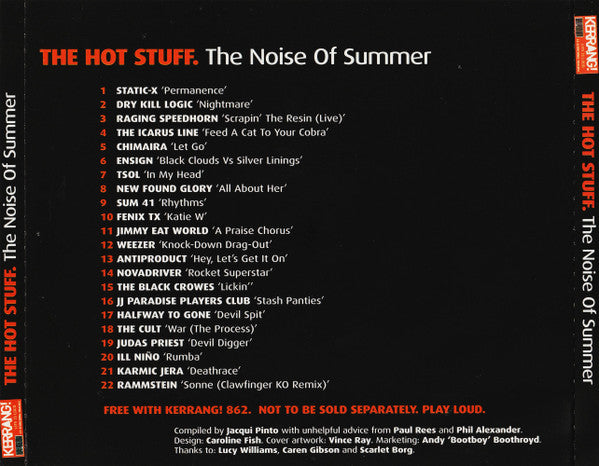 Various : The Hot Stuff. The Noise Of Summer (CD, Comp)