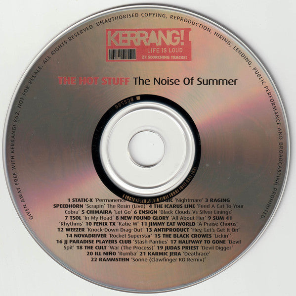 Various : The Hot Stuff. The Noise Of Summer (CD, Comp)