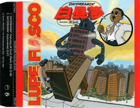 Lupe Fiasco Featuring Jill Scott : Daydreamin' (CD, Single, Promo)