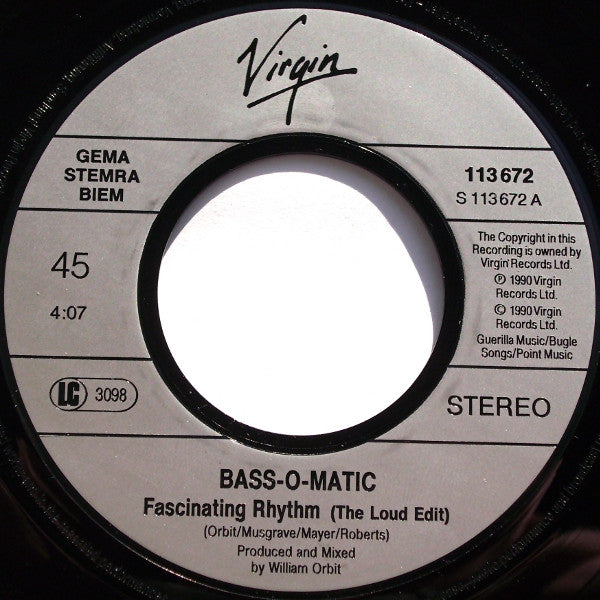 Bassomatic : Fascinating Rhythm (7", Single)