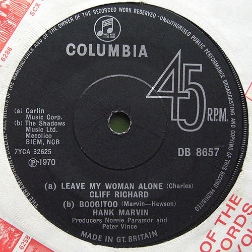Cliff Richard And Hank Marvin : The Joy Of Living (7", Single)