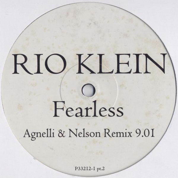 Rio Klein : Fearless (12", Promo)