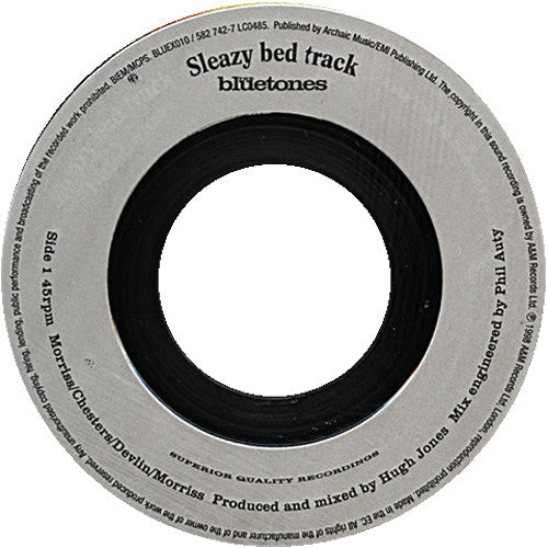 The Bluetones : Sleazy Bed Track (7", Single, Num)