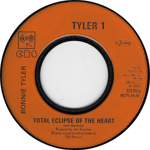 Bonnie Tyler : Total Eclipse Of The Heart (7", Single, Ora)