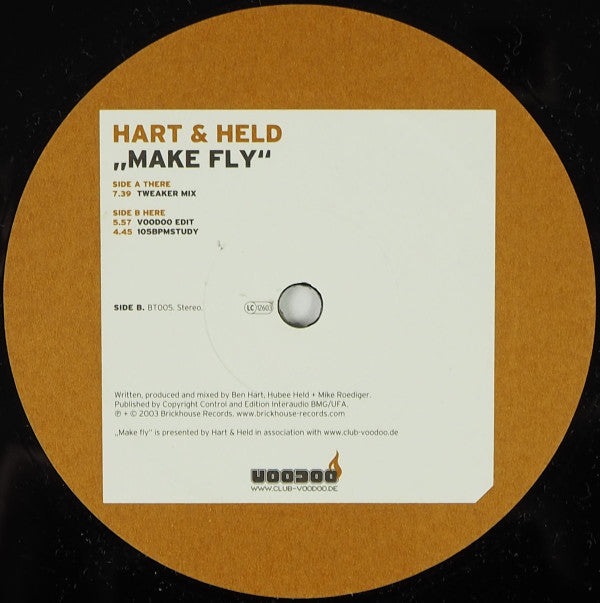 Hart & Held : Make Fly (12")