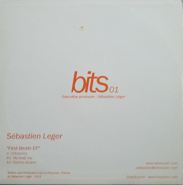 Sébastien Léger : First Beats EP (12")