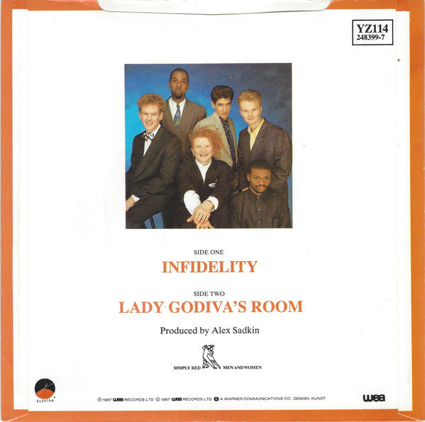 Simply Red : Infidelity (7", Single, Pap)
