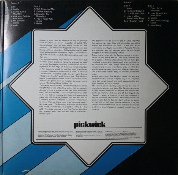 The Bachelors : The Bachelors Collection (2xLP, Comp, RM)
