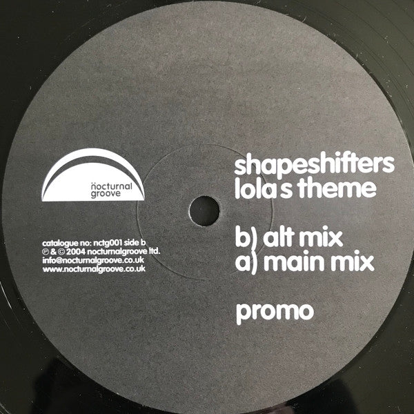 Shapeshifters : Lola's Theme (12", Promo)