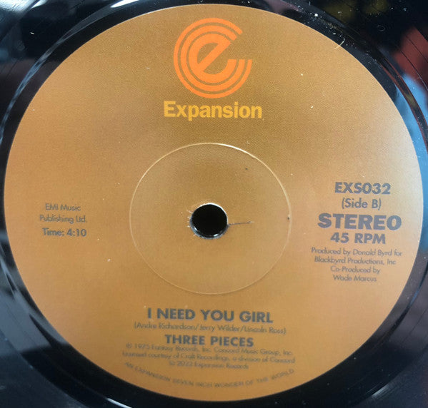 The Three Pieces : If Only I Could Prove To You / I Need You Girl (7", Promo, RE, DJ )