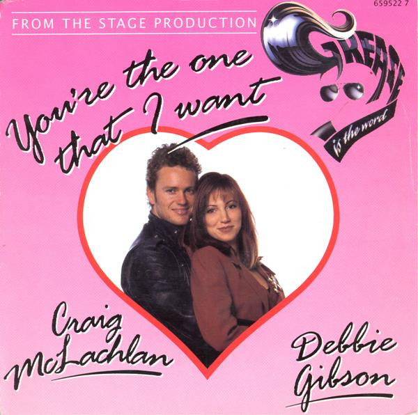 Craig McLachlan & Debbie Gibson : You're The One That I Want (7", Single)