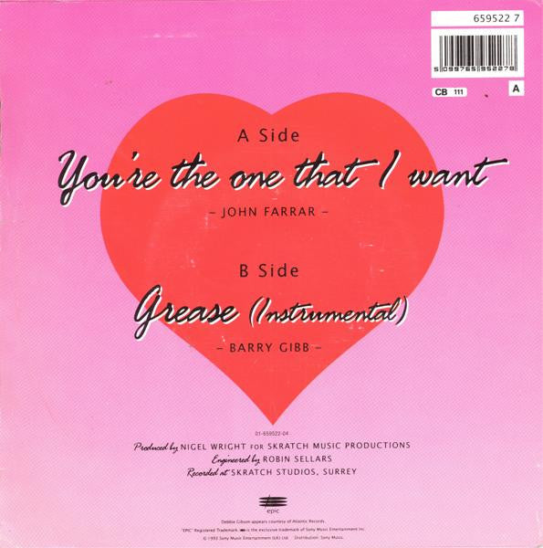 Craig McLachlan & Debbie Gibson : You're The One That I Want (7", Single)