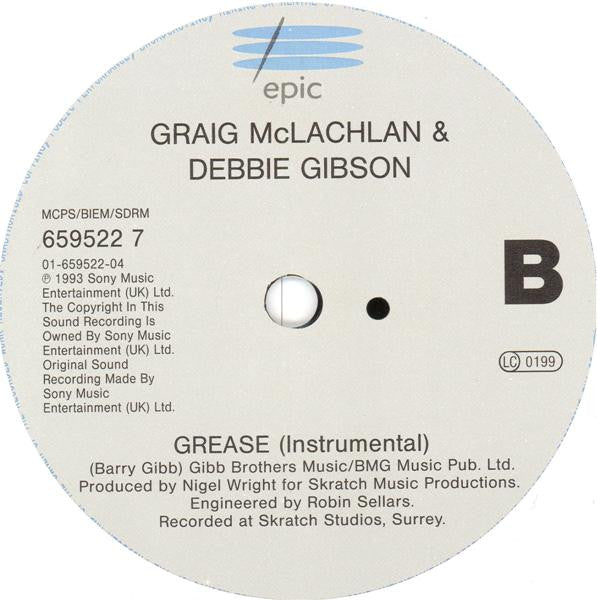 Craig McLachlan & Debbie Gibson : You're The One That I Want (7", Single)