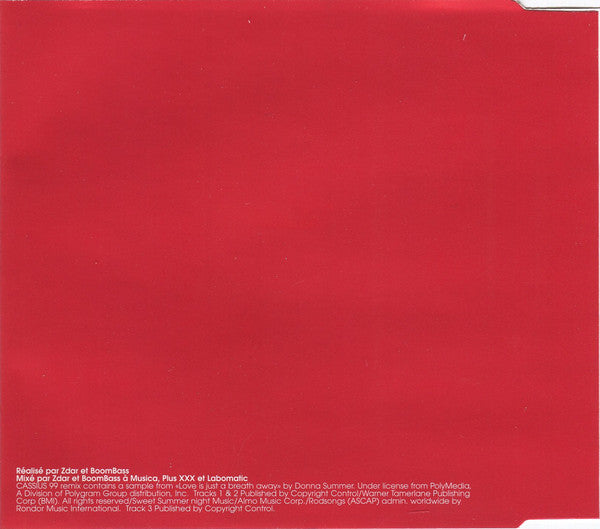 Cassius : Cassius 1999 (CD, Single)