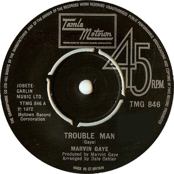 Marvin Gaye : Trouble Man (7")