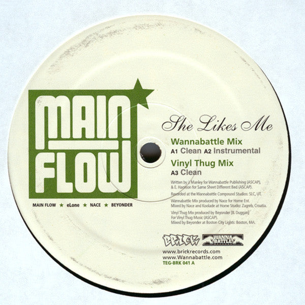 Main Flow : She Likes Me / The Wire (12")