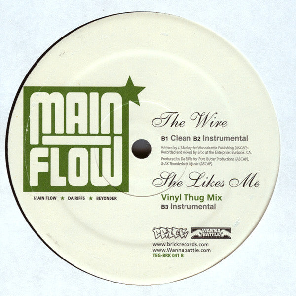 Main Flow : She Likes Me / The Wire (12")