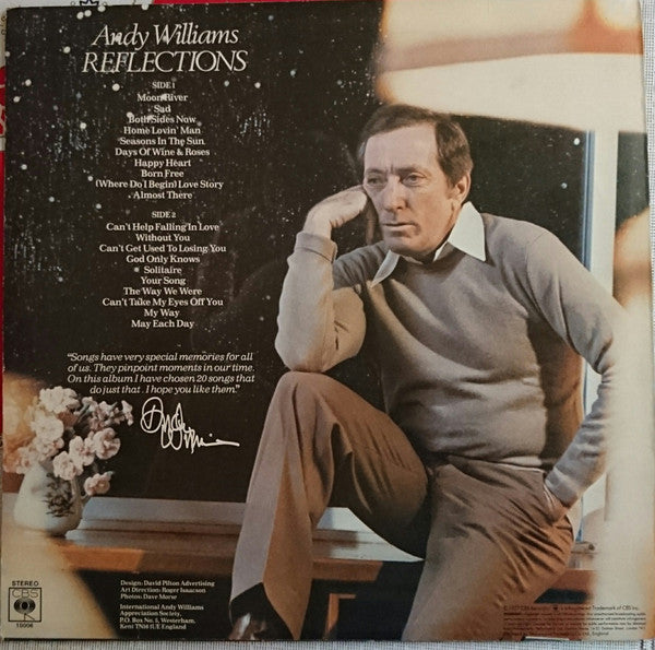 Andy Williams : Reflections (LP, Album, Comp)