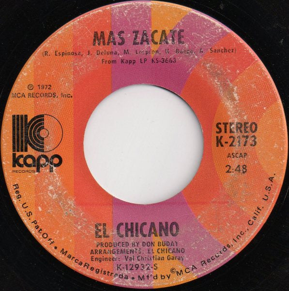 El Chicano : Brown Eyed Girl / Mas Zacate (7", Glo)