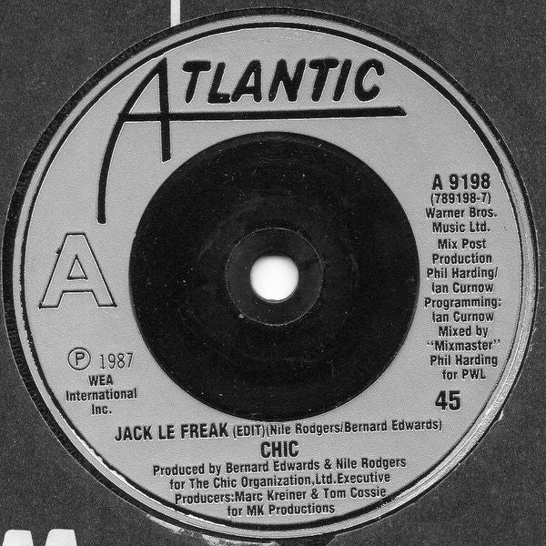 Chic : Jack Le Freak (Edit) (7", Single, Sil)