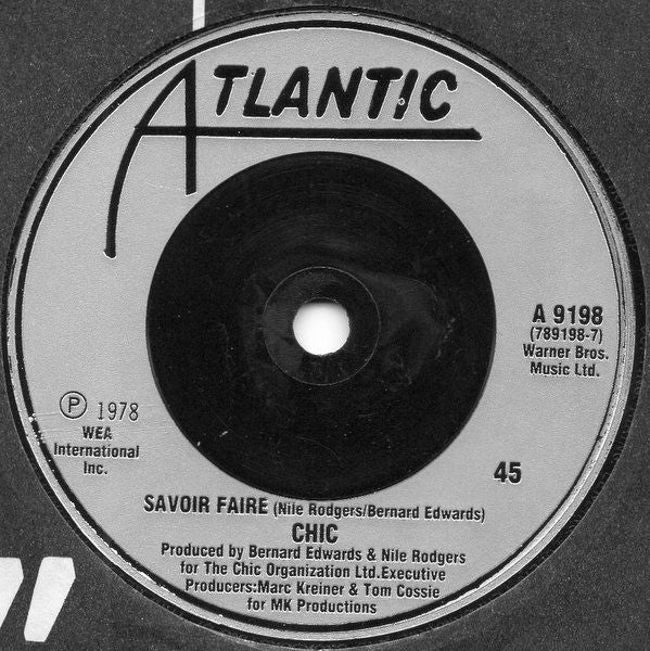 Chic : Jack Le Freak (Edit) (7", Single, Sil)
