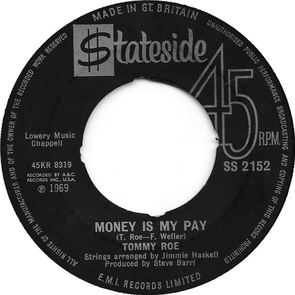 Tommy Roe : Heather Honey (7", Single)