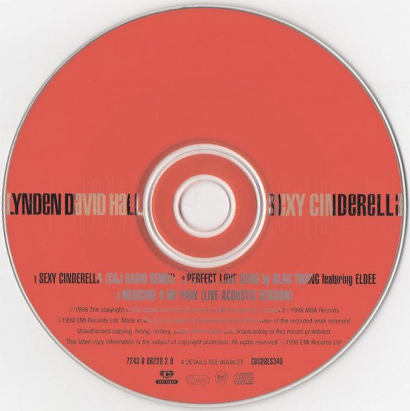 Lynden David Hall : Sexy Cinderella (CD, Single, RE, CD1)