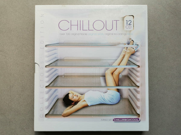 Chiller Box Cool, The Jockster, The Sundance Collective feat. Urban Cool, DJ Smooth, DJ Splash (2), DJ Freeze, DR Soul, Lizard Lounge, Dreamscape, The Lazy Lilos, DJ Stocksy, Silver Fox, The Sound Collective : Chillout 12 CD Collectors' Edition.  (12xCD, Comp, Mixed)