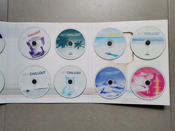 Chiller Box Cool, The Jockster, The Sundance Collective feat. Urban Cool, DJ Smooth, DJ Splash (2), DJ Freeze, DR Soul, Lizard Lounge, Dreamscape, The Lazy Lilos, DJ Stocksy, Silver Fox, The Sound Collective : Chillout 12 CD Collectors' Edition.  (12xCD, Comp, Mixed)