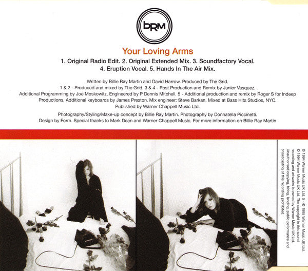 Billie Ray Martin : Your Loving Arms (CD, Single, WME)