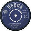 Max Bygraves : Consider Yourself (7", Single)