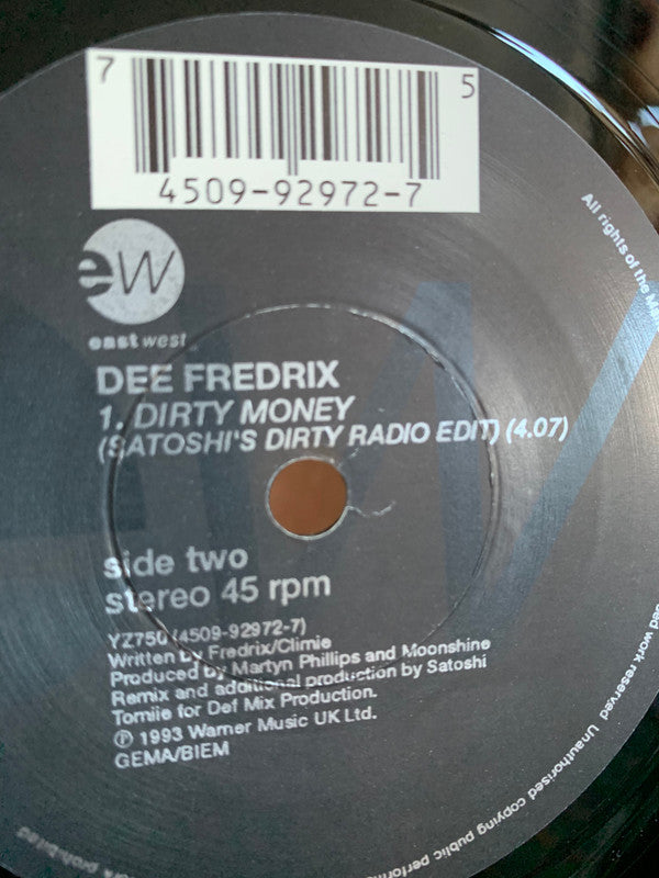 Dee Fredrix : Dirty Money (7", Single)