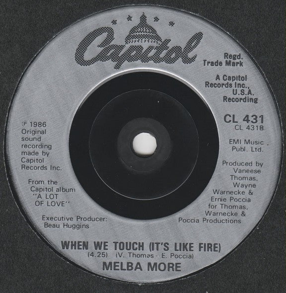Melba Moore : A Little Bit More (7", Single)